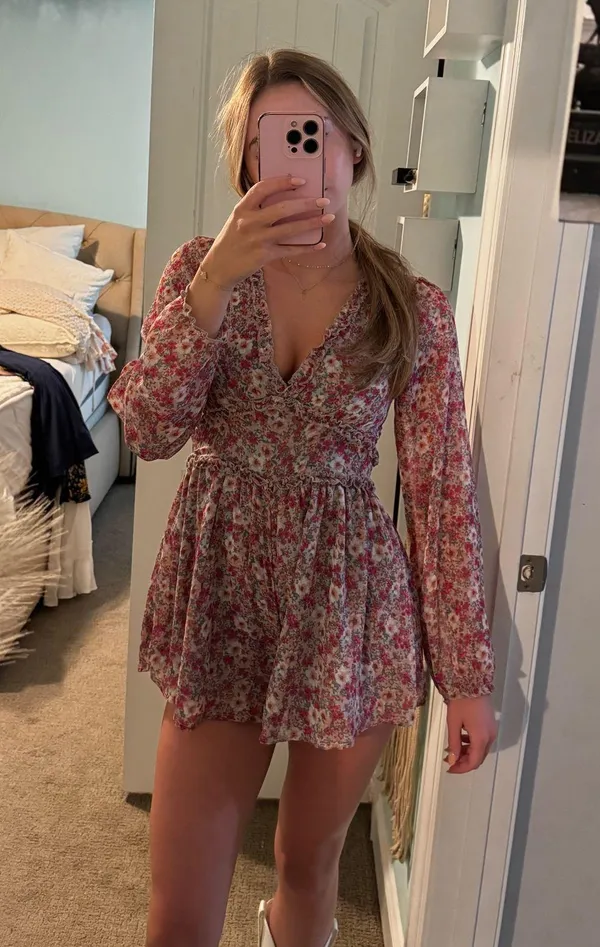 Long Sleeve Romper Francesca's - Image 2
