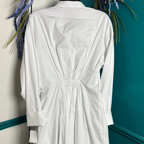 Staud Lorenza midi dress white sold out online - Image 10