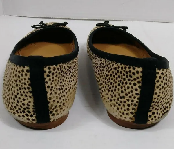 J. Crew Kiki Cheetah Animal Print Calf Hair Ballet Flats - Image 3
