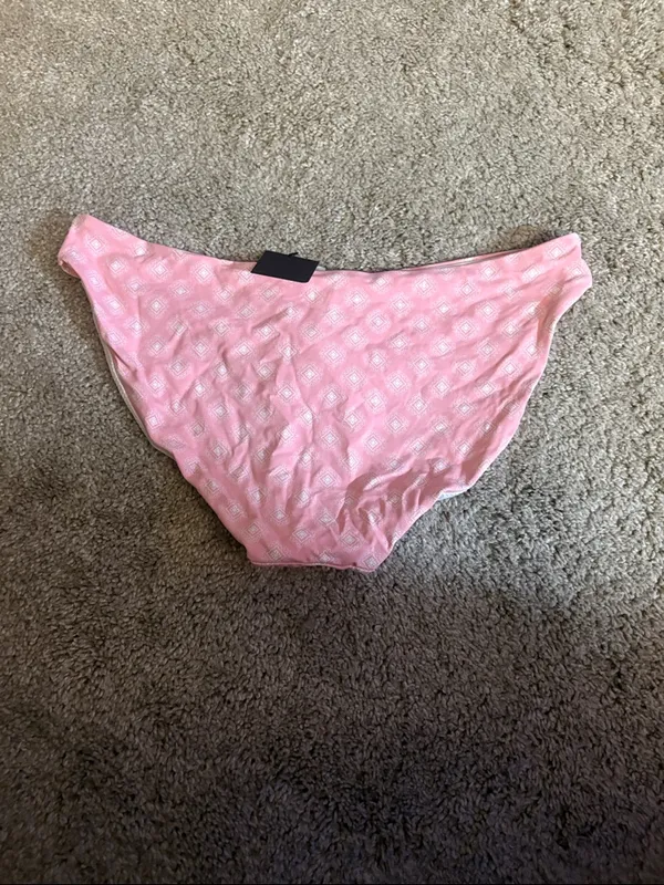Cotton On Pink Diamond-Print Bikini Bottoms - Image 2