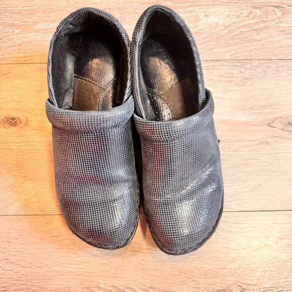BOC Comfort Clogs Slip On Shoes Work Casual Everyday Blue Gray‎ 8.5 - Image 5