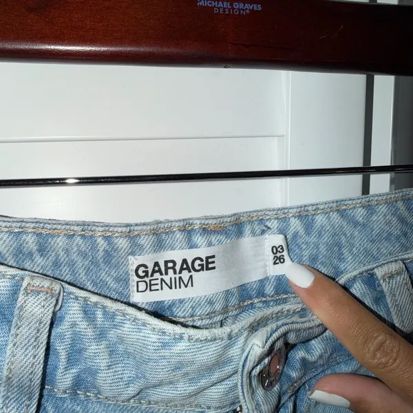 Garage Light Wash Denim Cargo Jeans - Image 2