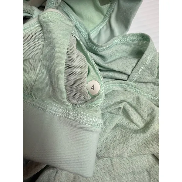 Lululemon‎ Light Green Workout Dress Athletic Tank Top Activewear stained size 4 - Image 10