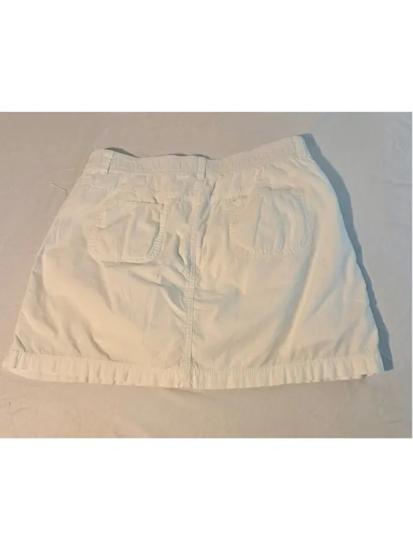 White Stag Women’s Stretch Cotton Twill Utility Skort White Size 6 W-205 - Image 2