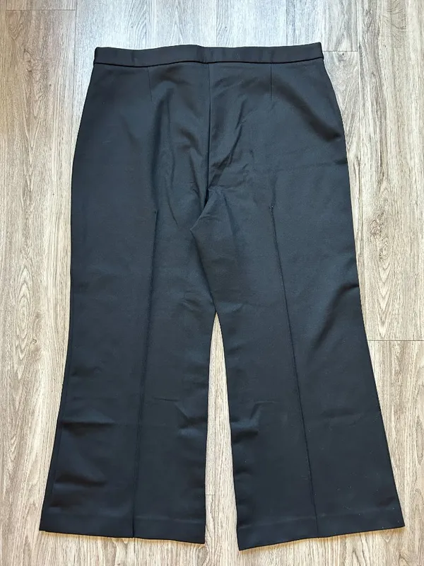 Banana Republic Flare Everywhere Pointe Stretch Trouser Pants in Black XL - Image 9