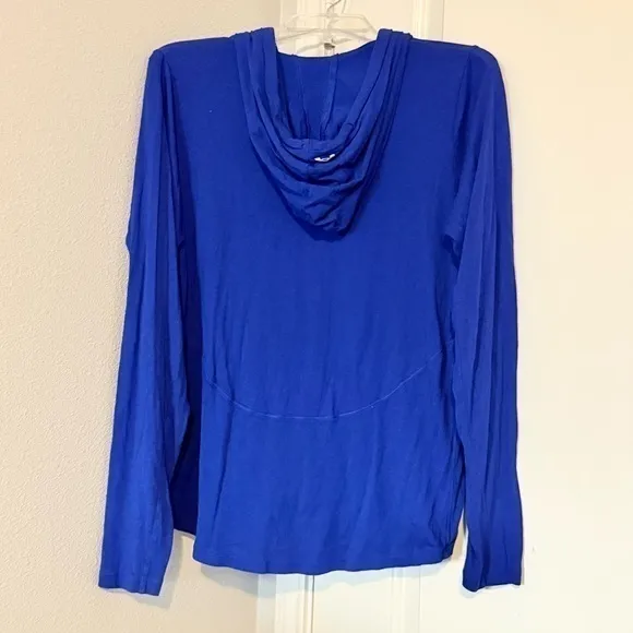 Under Armour Hoodie Sweatshirt Blue American Flag Athletic Womens Sz Medium - Image 4