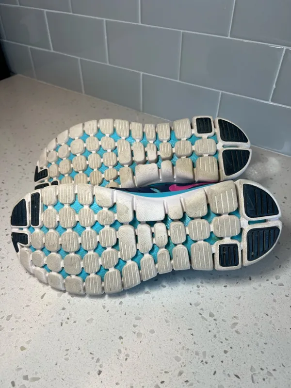 Nike Flex 2013 Run Shoes Sneaker Blue Aqua Pink Athletics Running Workout Size 8 - Image 12