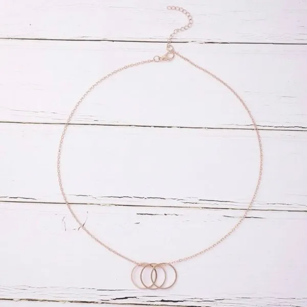 3/$30 💛 Dainty Ring Necklace Gold - Image 4
