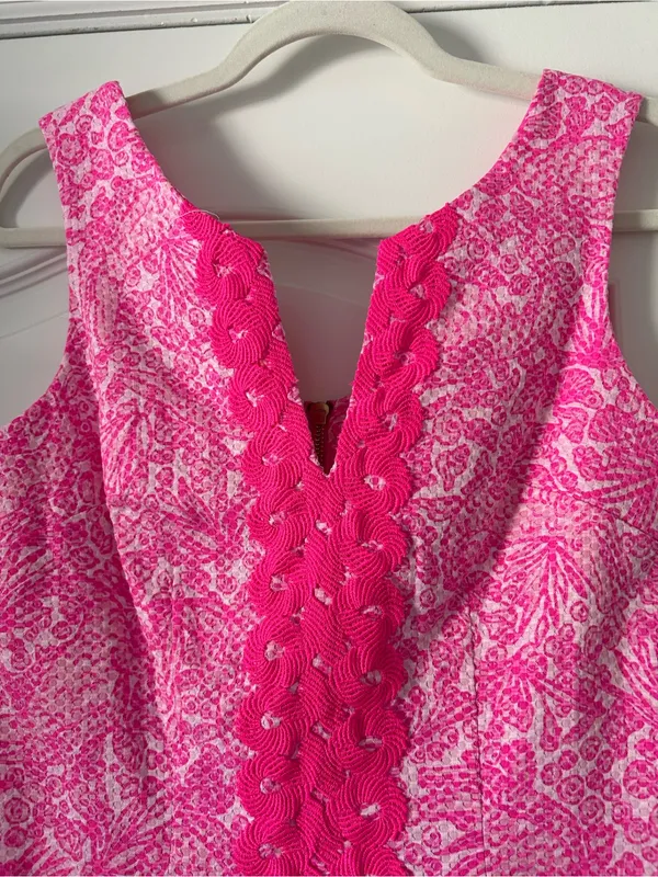 Lilly Pulitzer for Target “See Ya Later” Shift Dress Sleeveless Hot Pink Pattern - Image 2