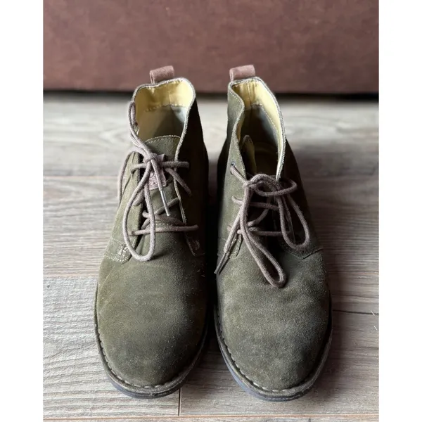 Bussola Women's Sevilla Boot‎ Size 39 Brown Suede Distress Chukka Retro Bootie - Image 2