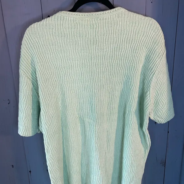Elisabeth by Liz Claiborne Mint Green Women's Sweater & Shorts | Sz 1 & 14 - Image 3