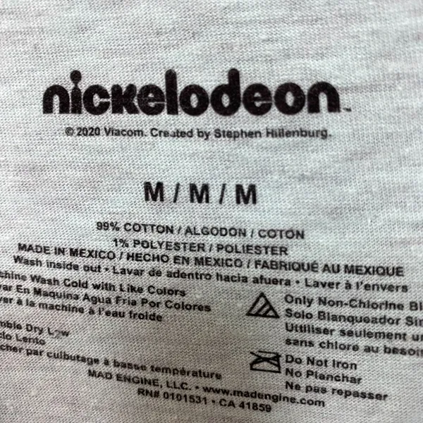 SpongeBob Squarpants Squidward Face Tshirt size medium - Image 4