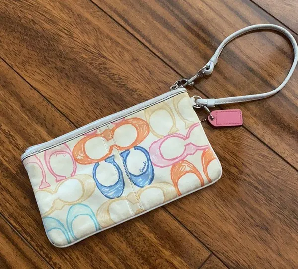 Colorful coach wristlet - Image 2