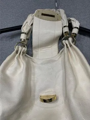 Charming Charlies cream and gold Handbag - Image 5