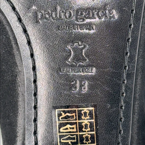 Pedro Garcia Garan Loafers w Swarovski Crystals Black Suede Women’s EU 8 US 8 - Image 13