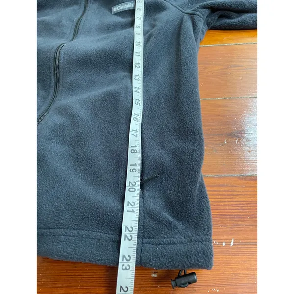 Columbia Benton Springs Fleece Jacket Womens M Black Full Zip Outdoor - Image 8