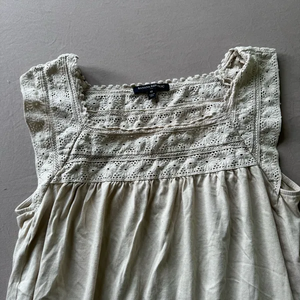 Banana Republic LACE KNIT TANK TOP - Image 5