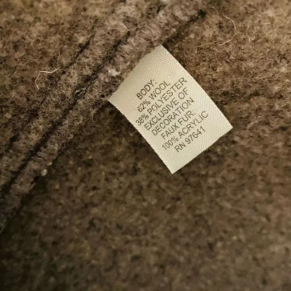 VINTAGE J. JILL Wool Jacket with Faux Fur Trim - Image 8