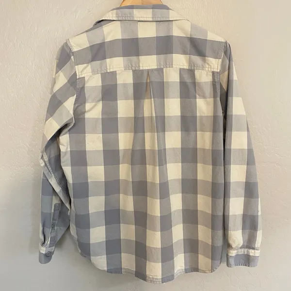 REI Co-Op Wallace Lake Button-Up Plaid Flannel Long Sleeve Shirt Women Sz Medium - Image 2