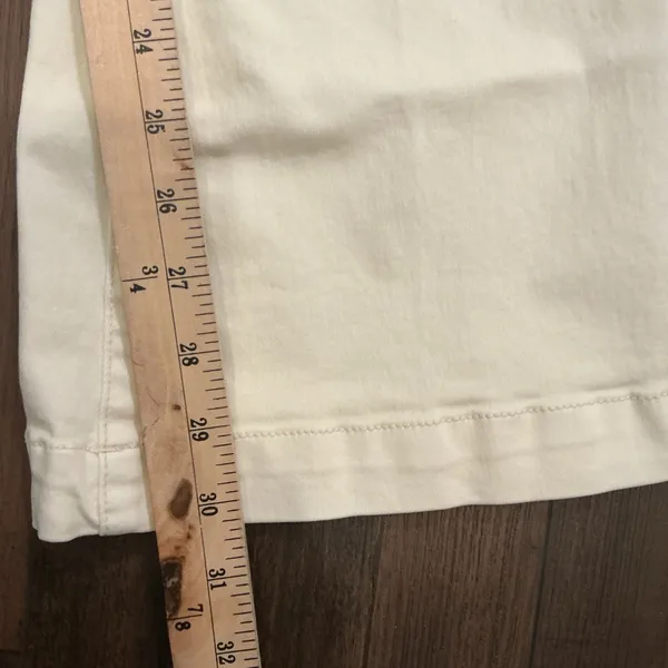 We The Free Penny Pull On Flare Jeans Cream High Rise Bell Bottoms 30 Boho Retro - Image 2