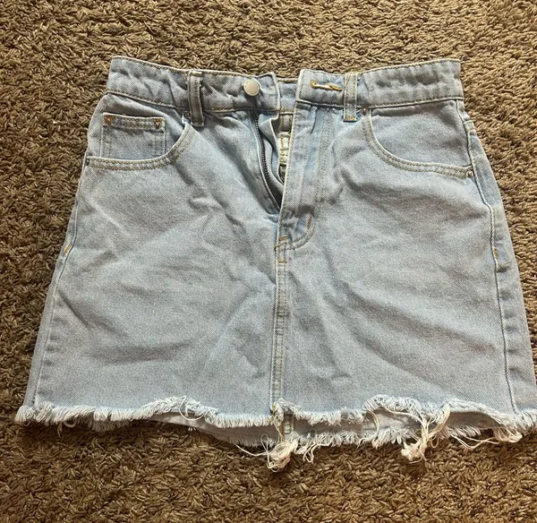 Jean Skirt Shein Distressed - Image 2
