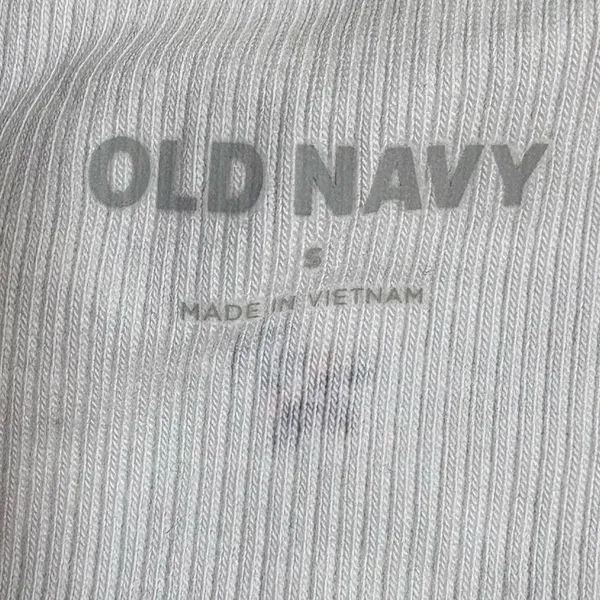 Old Navy Floral Embroidered Cream Tank Top Size Small‎ NWT - Image 6