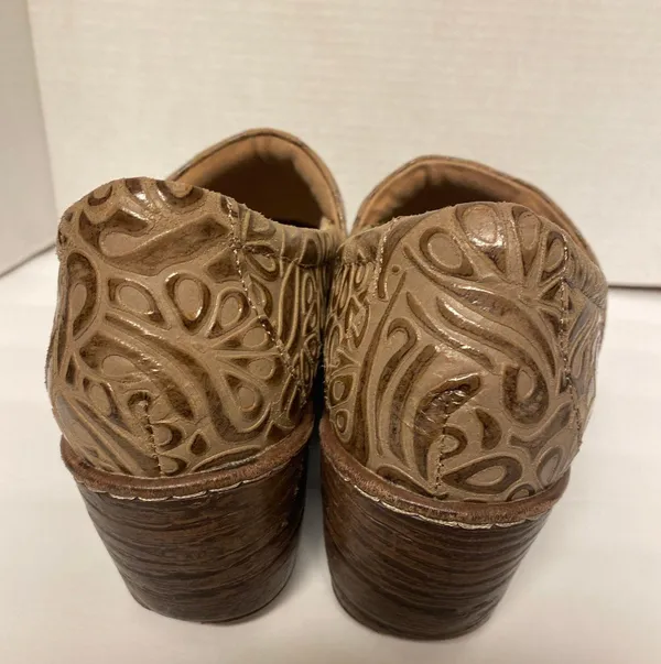 B.o.c Brown Leather Clogs - Image 4