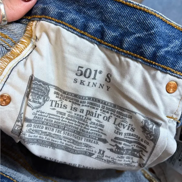 Levi’s 501 denim jeans - Image 6
