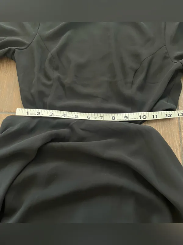 Lulus Black Cutout Long Sleeve Skater Dress size Medium - Image 8