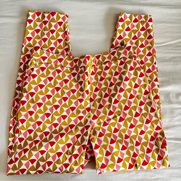 Boden• Spring Geometric Pattern Ankle Pants• Sz 6 - Image 4