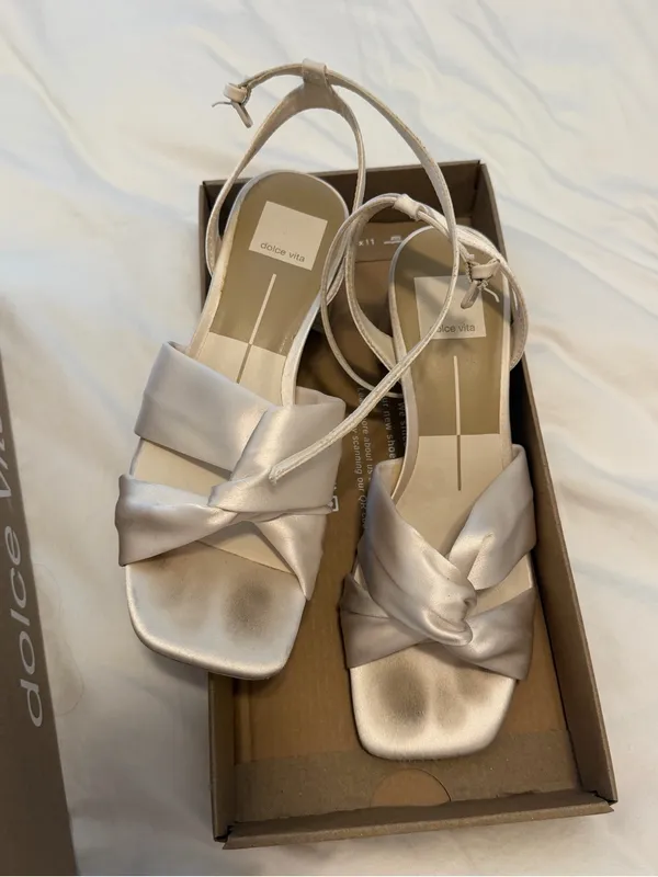 Dolce Vita Brenna heels ivory satin - Image 6