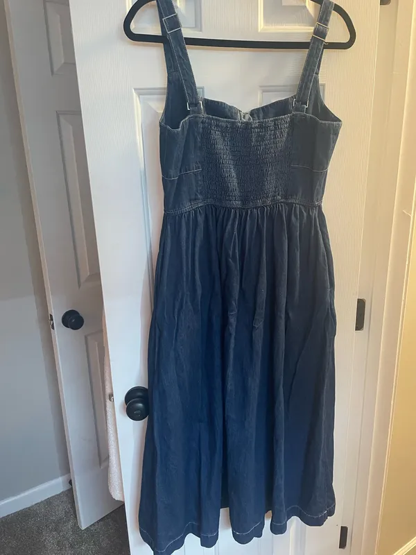 NWOT Altar'd State Denim Styled Midi Dress - Image 4