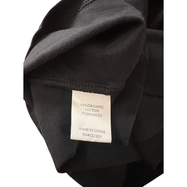 HELSA Jersey Cropped Turtleneck Top‎ Black X-Small - Image 5
