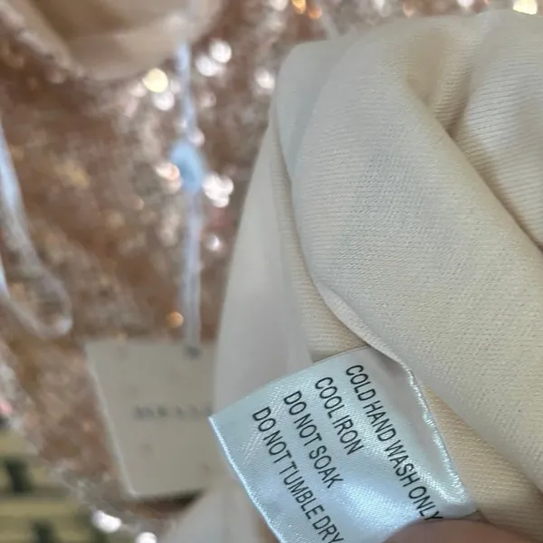 Hello Molly Bronze One Shoulder‎ Dress Size Small - Image 8