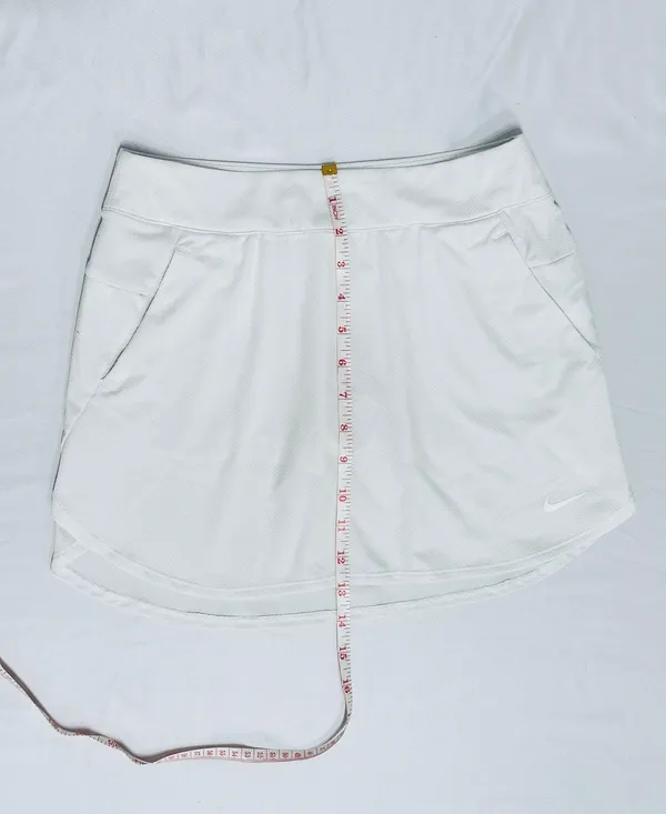 Nike Dri Fit Courtside White Tennis Skirt/Skort - M - Image 13