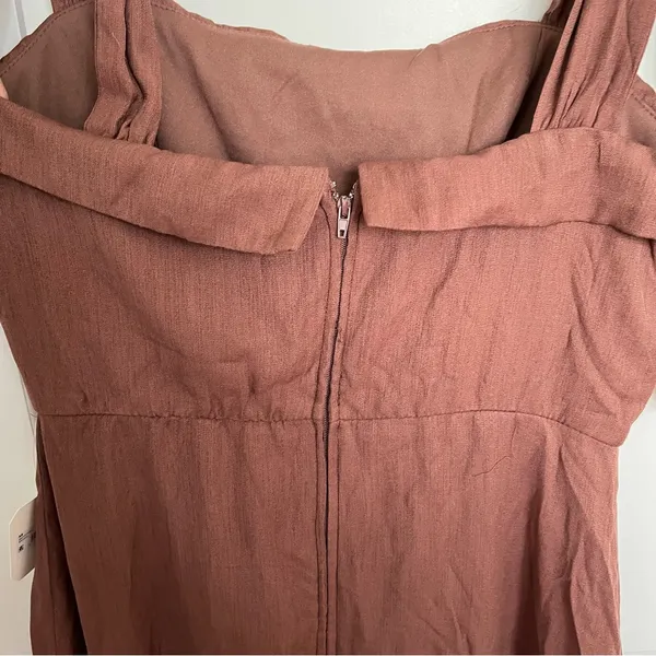 NEW Altar’d State Brown Midi Dress Size Large NWT - Image 7