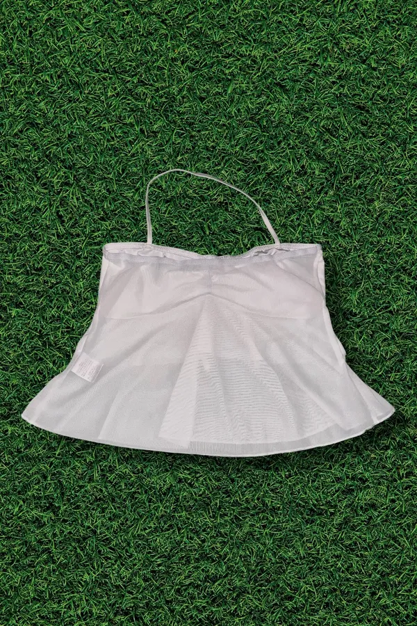 White Halter Top Size M - Image 2