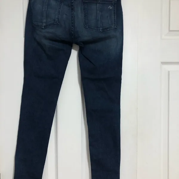 Rag & Bone jeans women’s zipper pocket & ankle skinny high‎ rise jeans. size 28 - Image 6