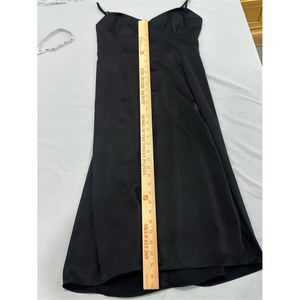 Wilfred Black Glaze Satin Dress Size 10‎ - Image 7