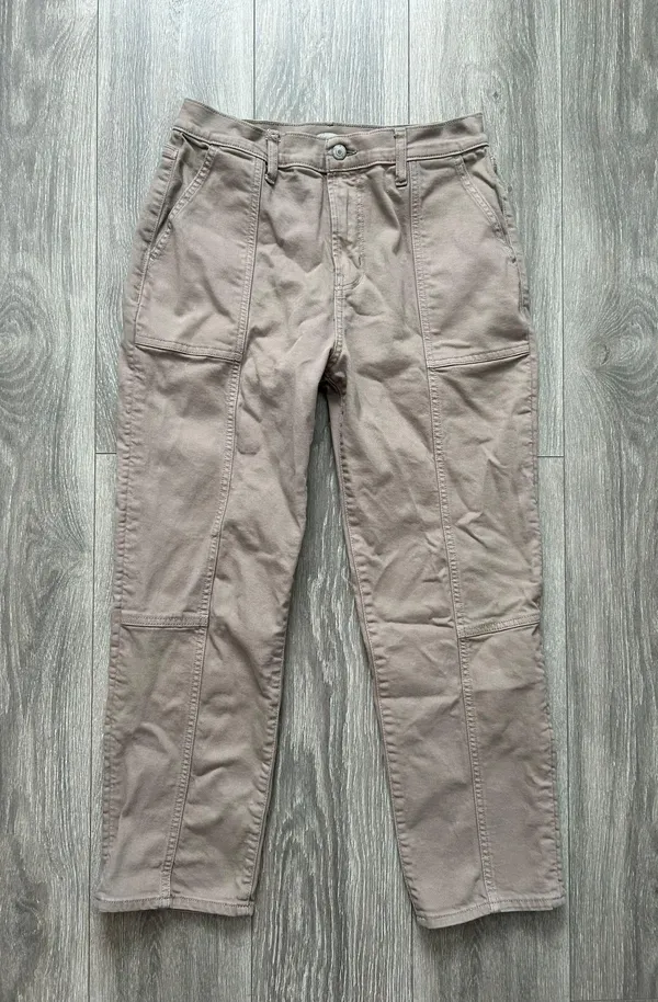 Old Navy Extra High-Waisted Sky-Hi Straight Utility Jeans - Image 2