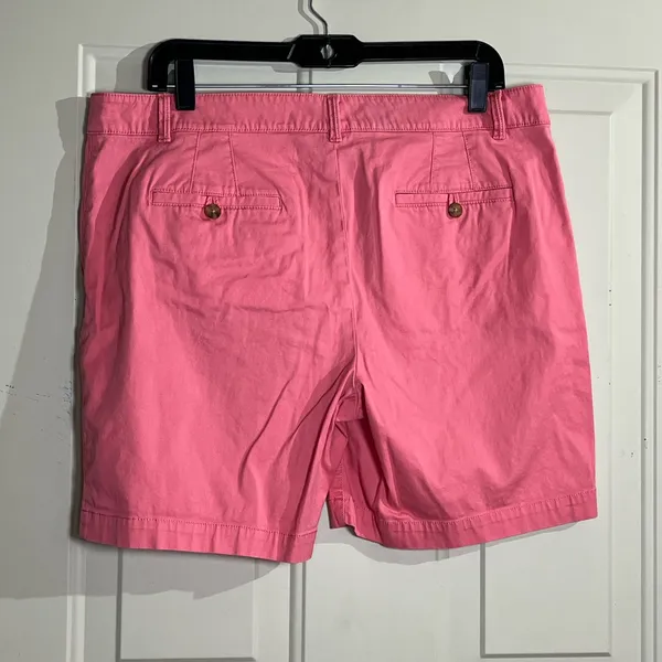 Talbots Coral Pink Chino Bermuda Shorts - Image 2