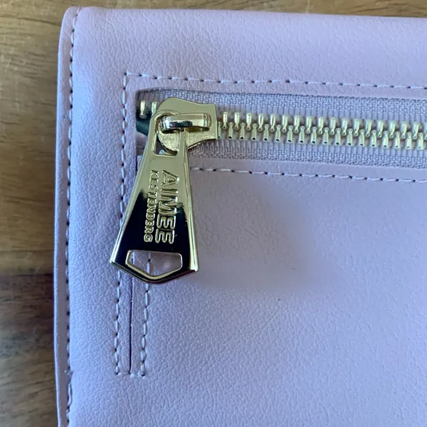 AIMEE KESTENBERG Blush Pink Bi-Fold Wallet - Image 4