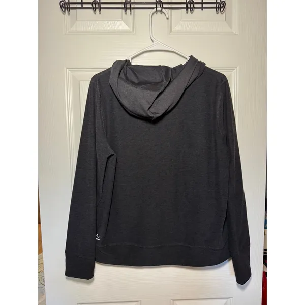 Beyond Yoga Spacedye Everyday Full Zip Hoodie Heathered Darkest Night Sz Medium - Image 8