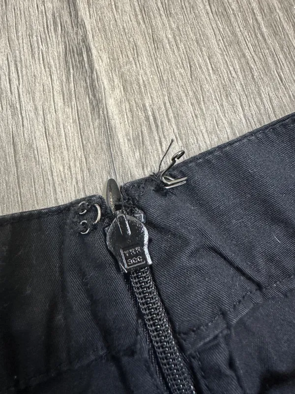 Abound Black Pleated Mini Skirt XXS Flared Classic - Image 4
