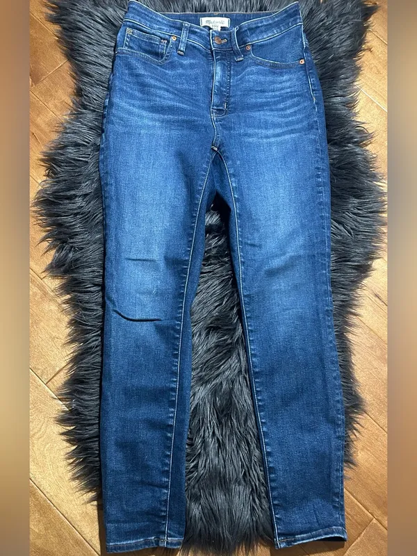 Madewell Curvy High-Rise Skinny Jeans in Moreaux Wash Jeans Size 27 - Image 4