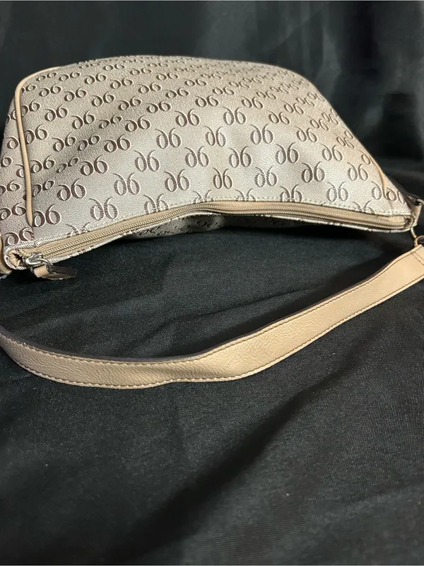 Nine West Women’s Floral Accent Beige Shoulder Bag - Image 7