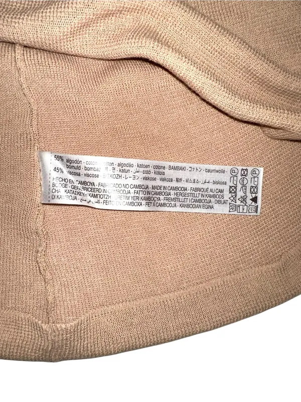 ZARA Knit Sleeveless Slip Maxi Dress SMALL - Image 5