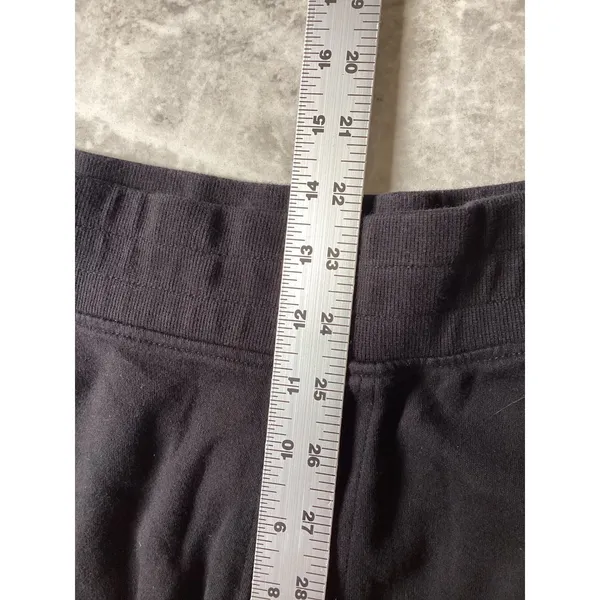 Pact Organic Cotton Cargo Sweatpants Black Charcoal Womens Large Lounge Pants - Image 3