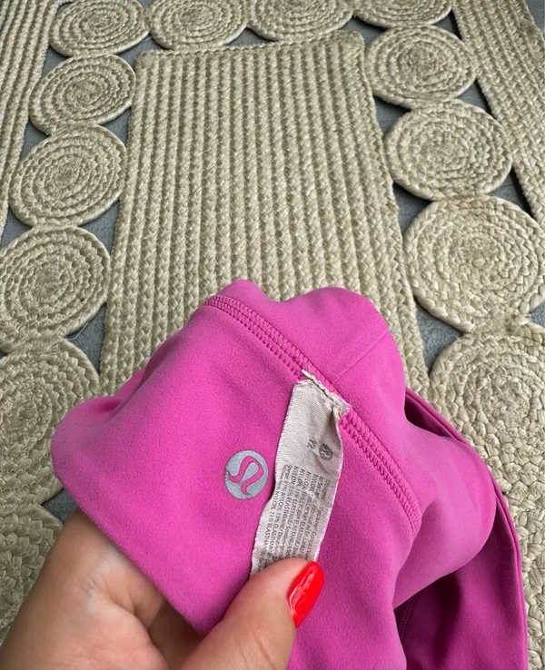 Lululemon Pink Bright Athletic Sports Bra Top Size 12 - Image 3