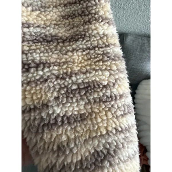 Patagonia Womens Retro Pile Full Zip Fleece Jacket Patterned Beige Size XS⁠ - Image 6